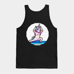 Pixel Unicorn Yoga Tank Top